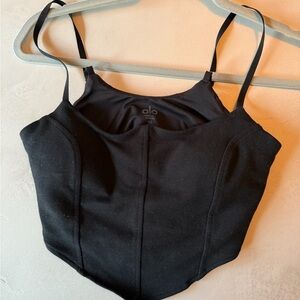 ALO Yoga Black Crop Top